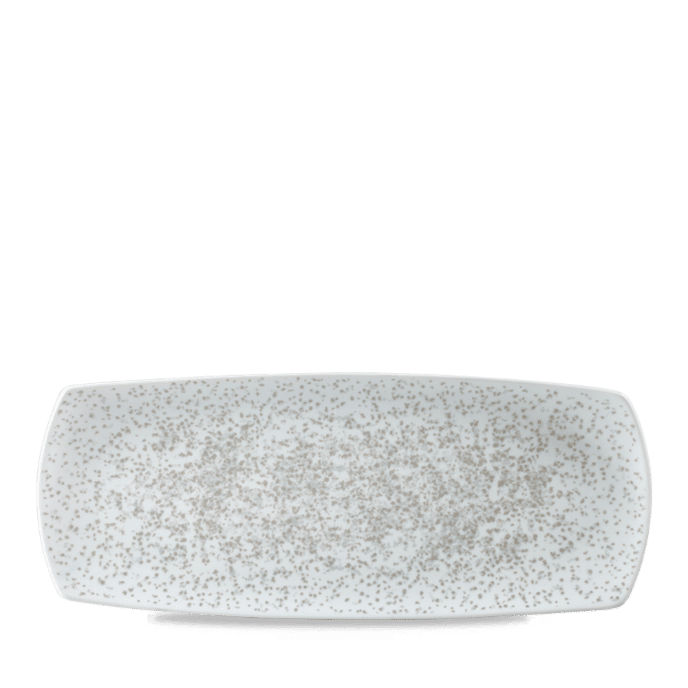Talerz prostokątny Caldera Chalk White Shades Menu, 360x140mm [ru]