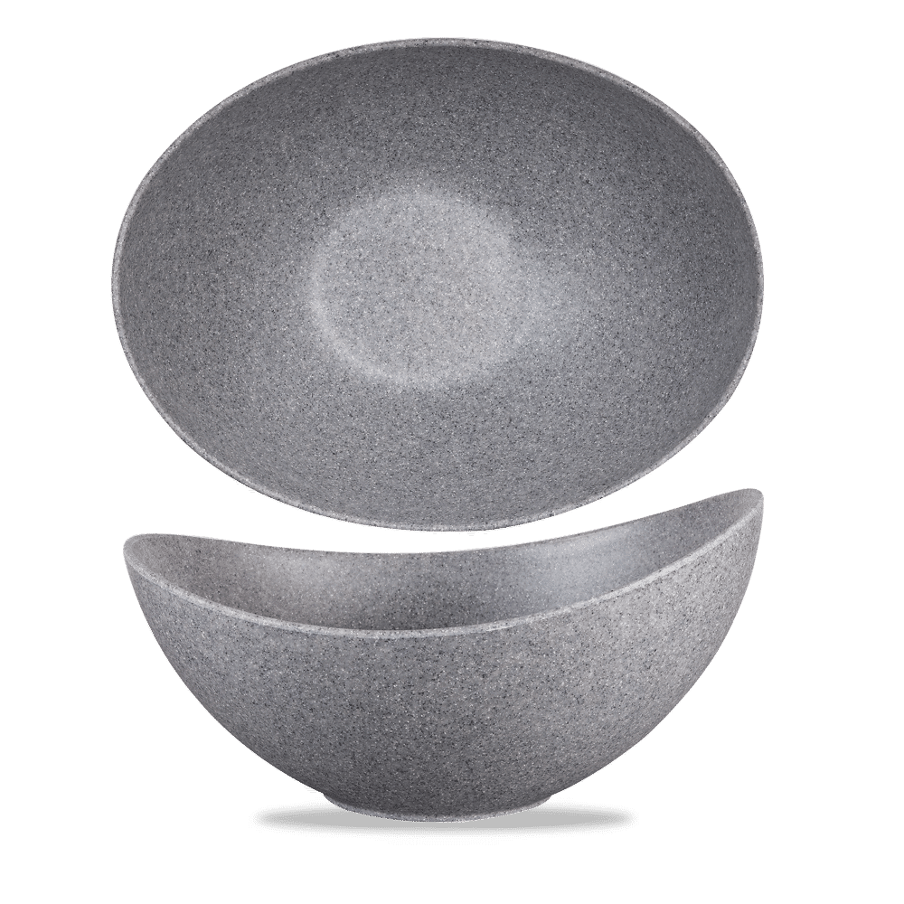 Melamine bowl Granite Moonstone, 360x250x180mm