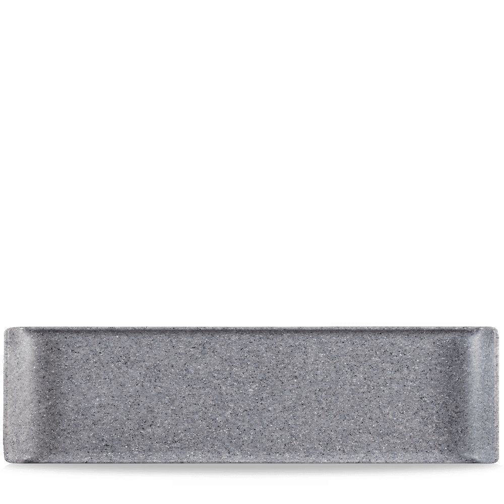 Rectangular melamine tray, Granite, 560x150mm