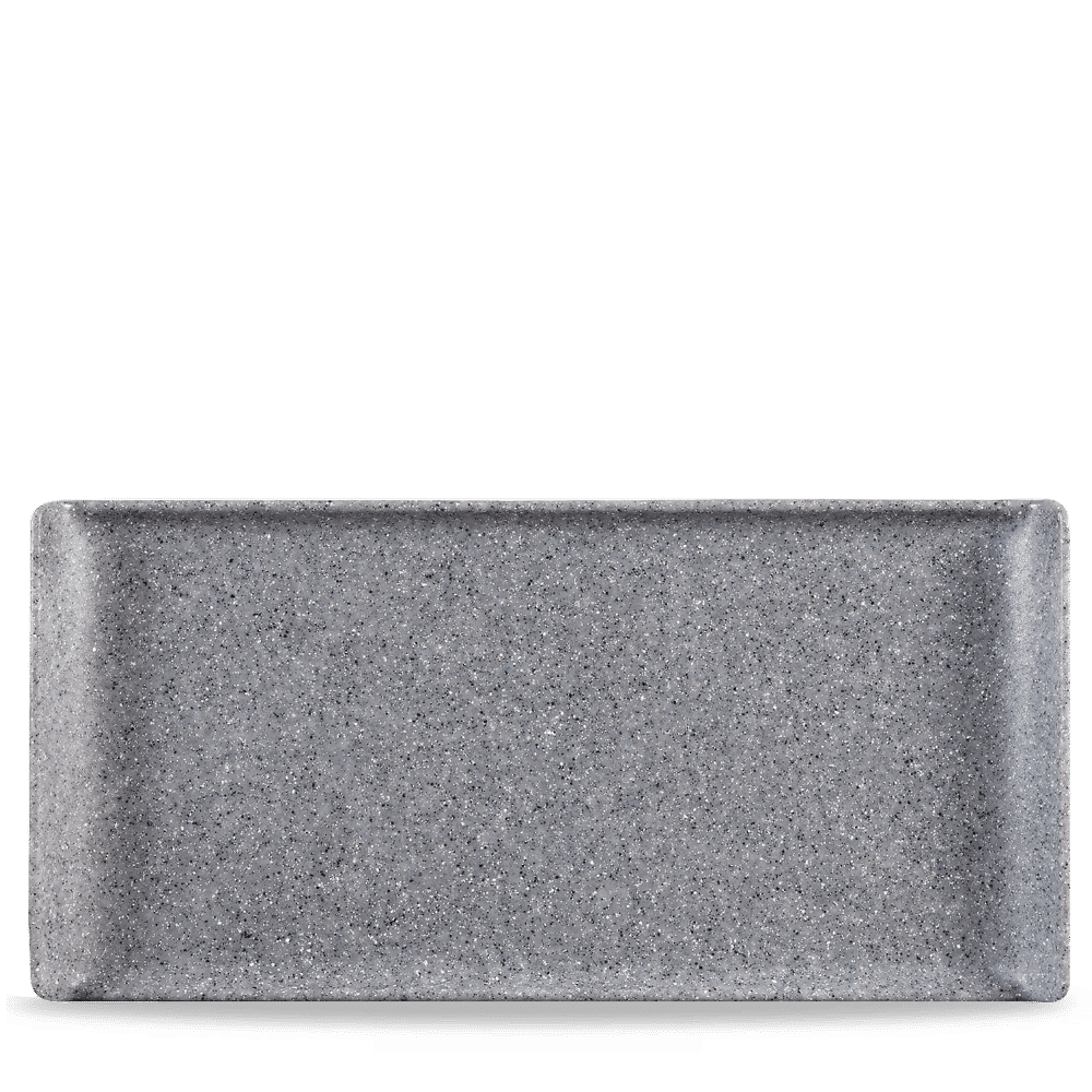 Rectangular melamine tray, Granite, 530x330mm
