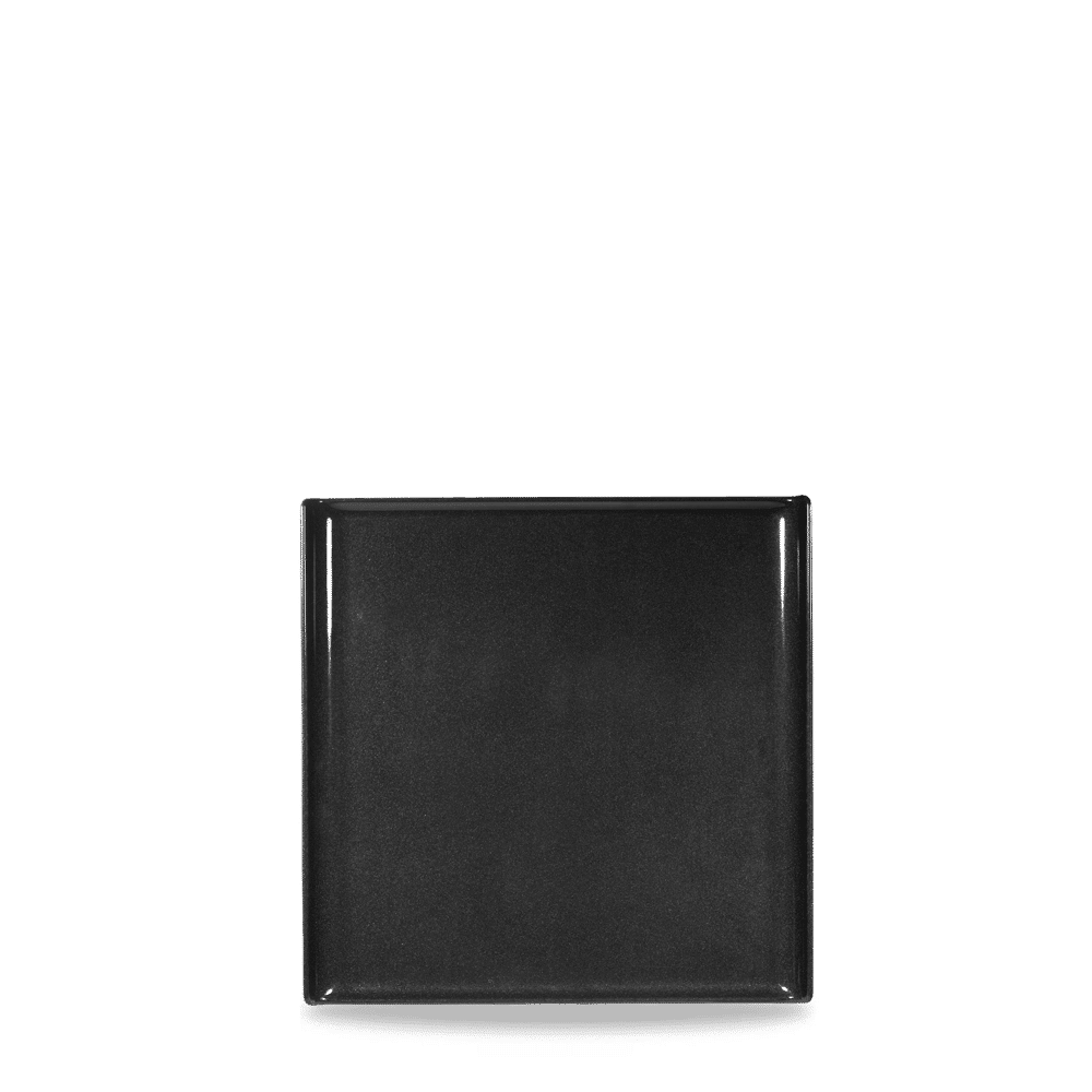 Square melamine tray, Black, 300x300mm