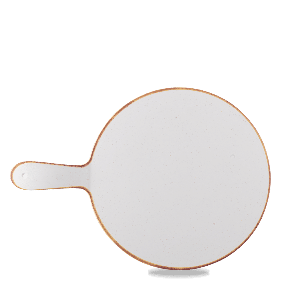 Round presentation board with handle, Stonecast melamine, 320x320mm