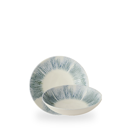 Lyra Blue coupe bowl, 180 mm