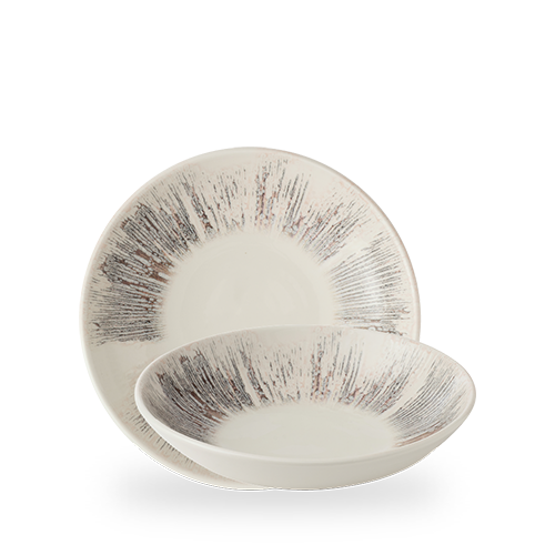 Lyra Pink coupe bowl, 250 mm