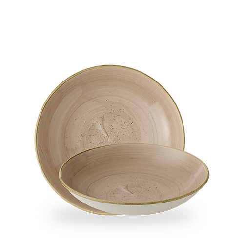 Stonecast Truffle coupe bowl, 250 mm