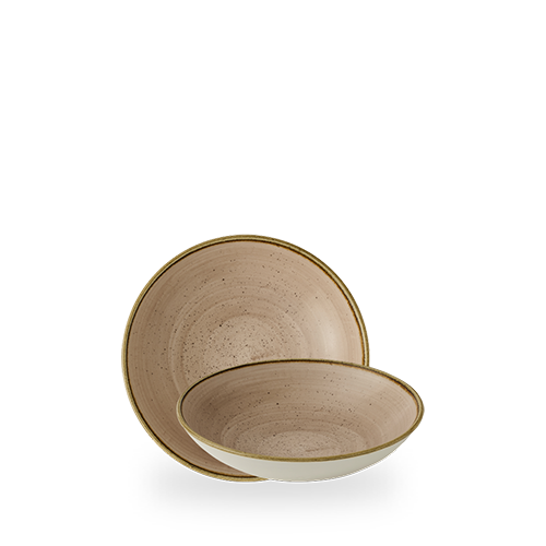 Stonecast Truffle coupe bowl, 180 mm