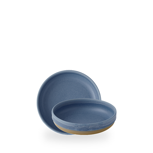 Emerge Oslo Blue high-rimmed bowl, 170mm, 620ml