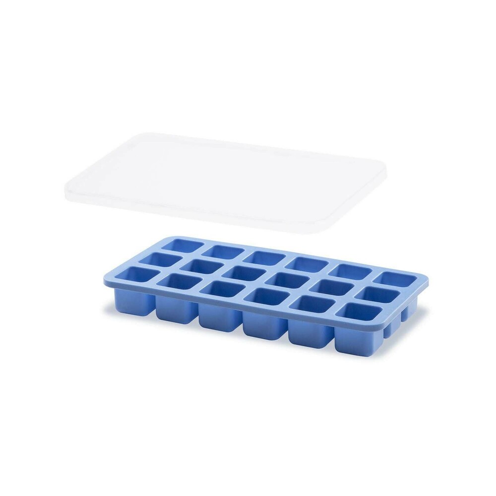 Ice cube tray for small cubes with lid