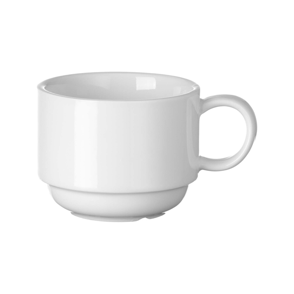 Pure Bianco stackable cappuccino cup, 250ml