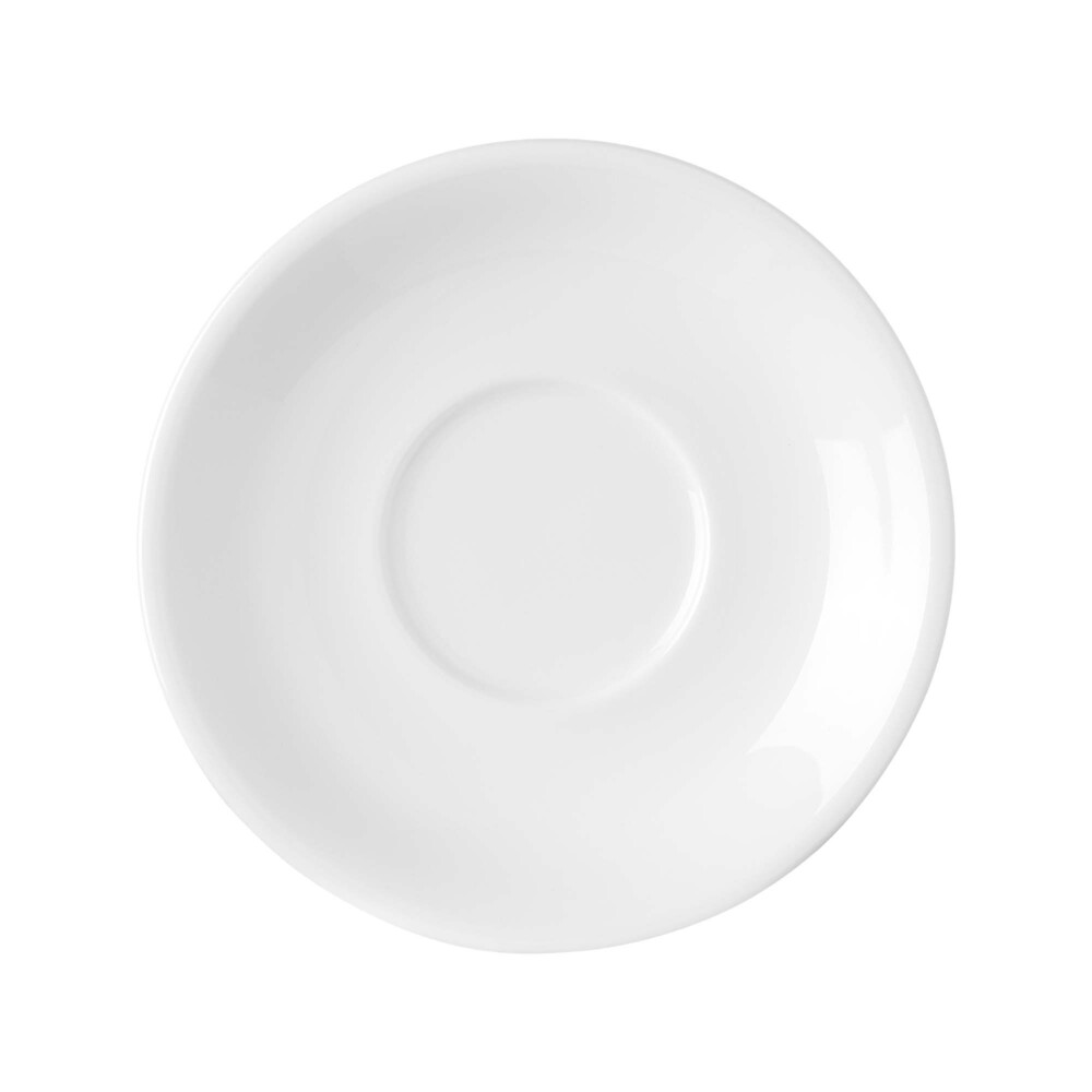 Underlägg till den eleganta cappuccino-koppen Pure Bianco, 150 mm