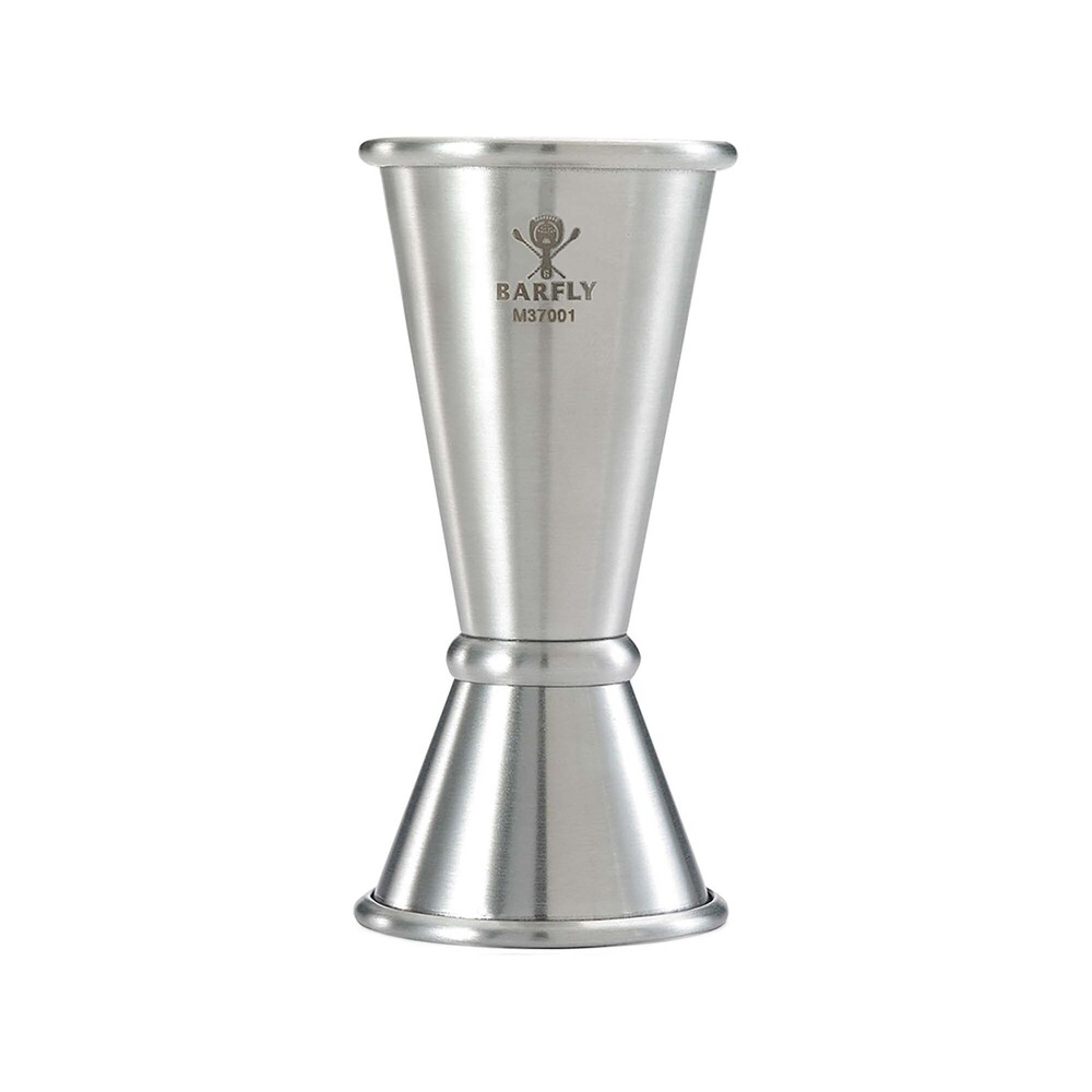 Barmanská odmerka, nehrdzavejúca oceľ, 20/40 ml