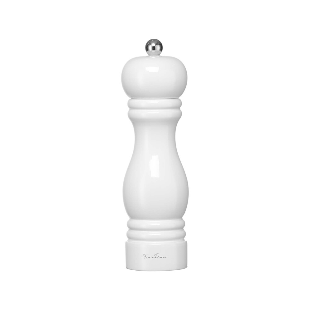 Mlynček na soľ Monolith s keramickým mechanizmom, biely, 180 mm