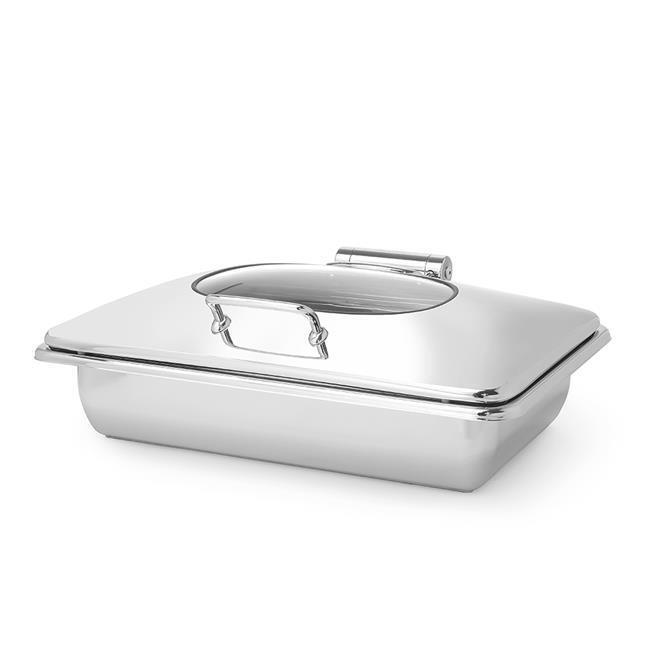 Induction warmer with Premium Glass GN 1/1 glass lid, 590x410x(h)200mm