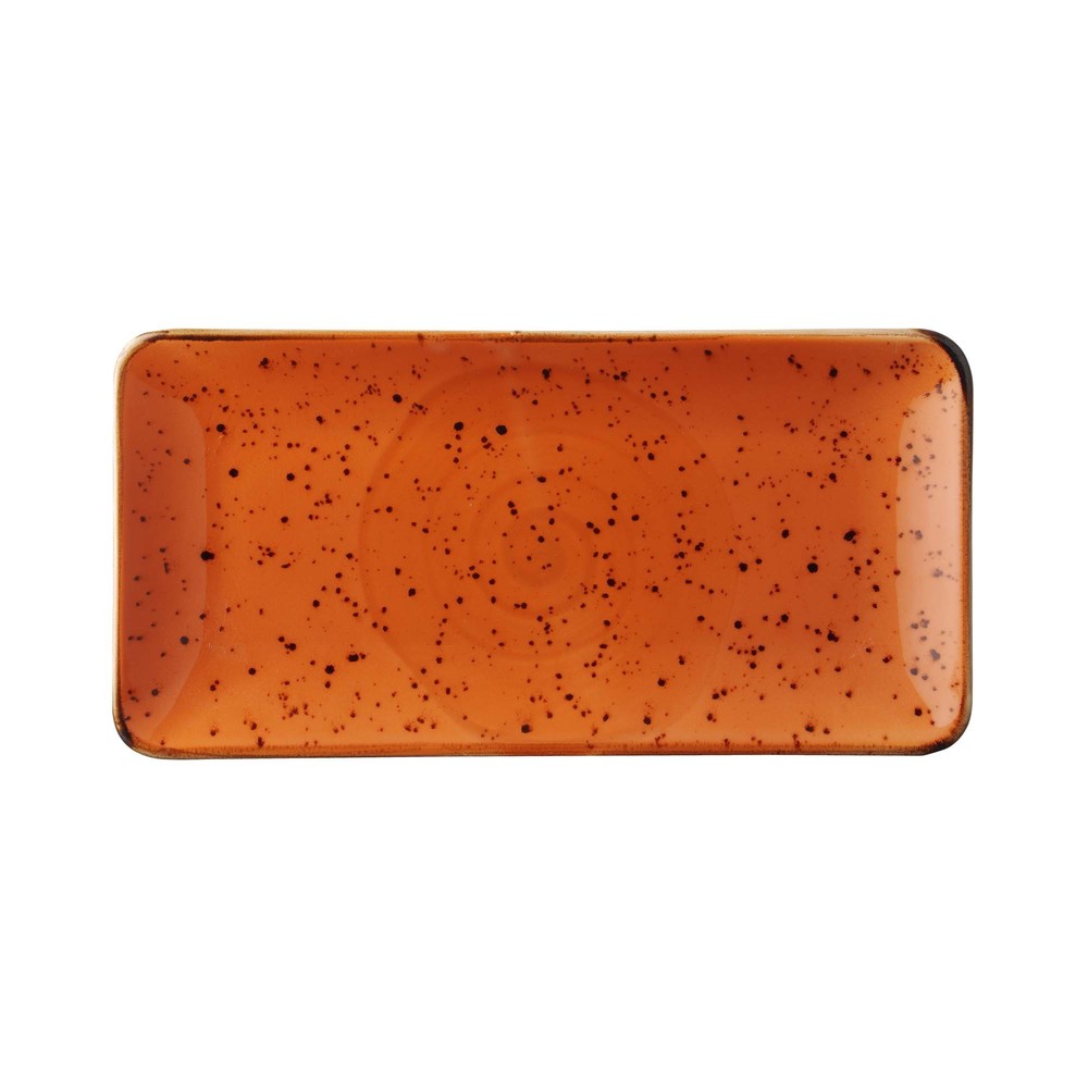 Dahlia rectangular plate, 300x150mm