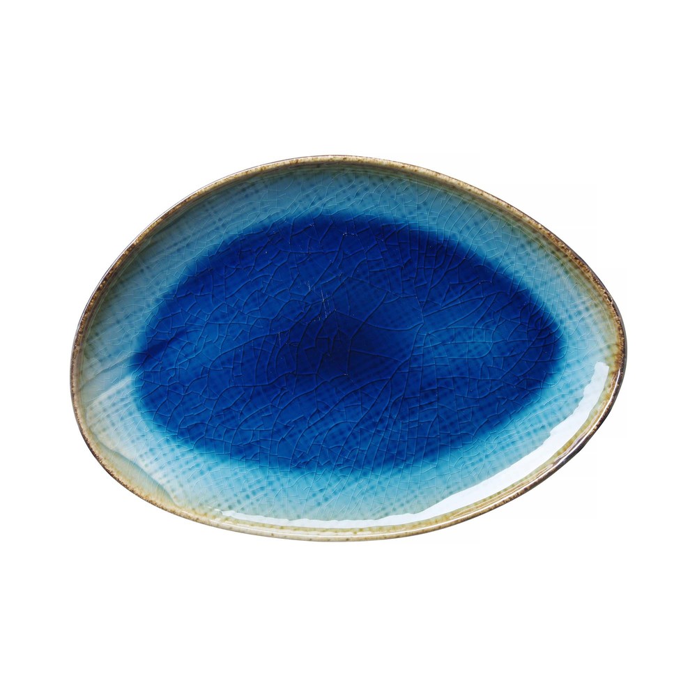 Lazur organic shaped plate, 270x190mm