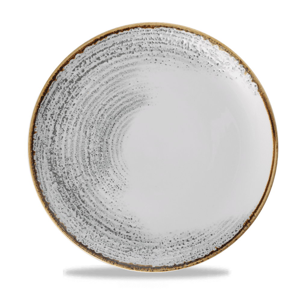 Плоская тарелка Homespun Accents Jasper Grey 288 мм