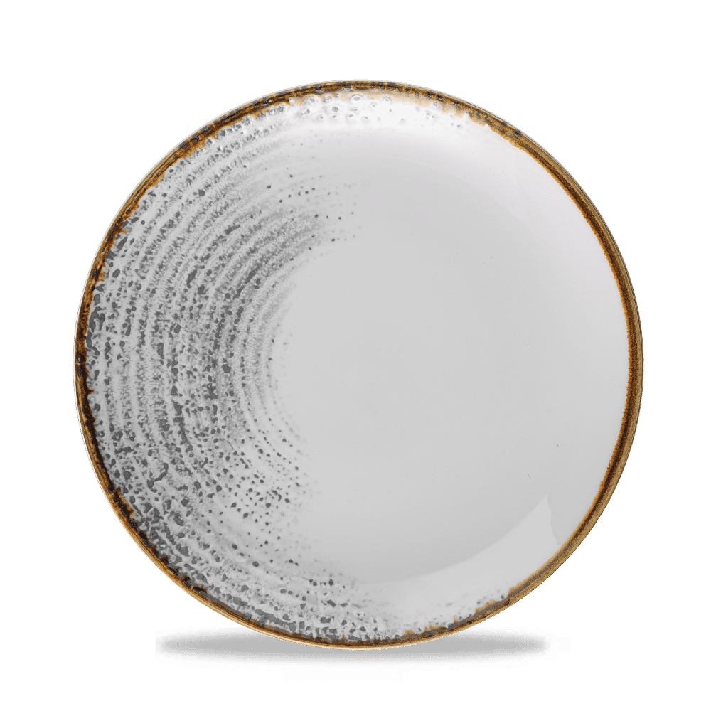 Homespun Accents Jasper Grey coupe plate, 217mm