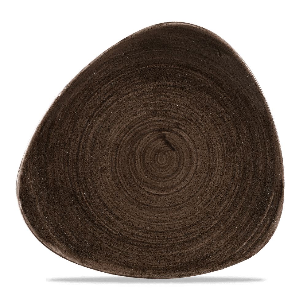 Talerz trójkątny Stonecast Patina Iron Black 229 mm
