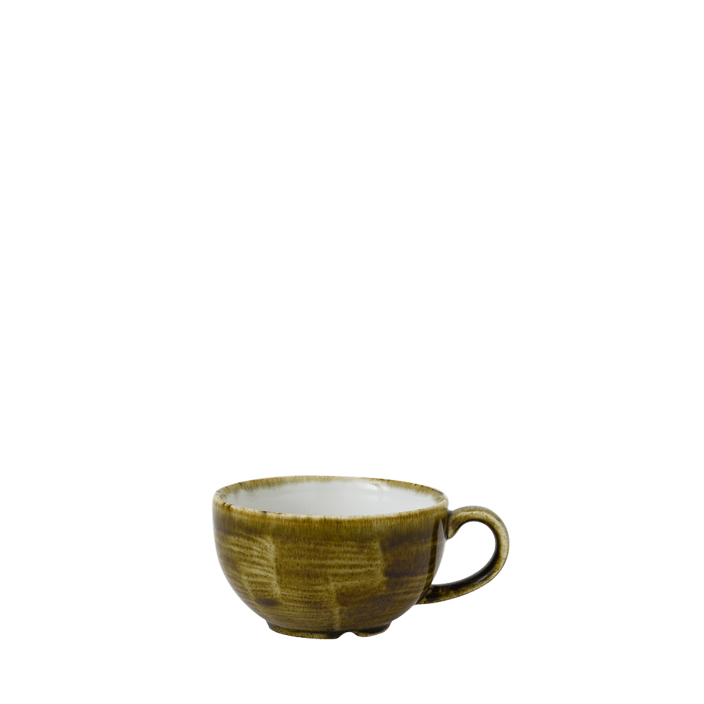 Stonecast Plume Green cappuccino cup, 227ml