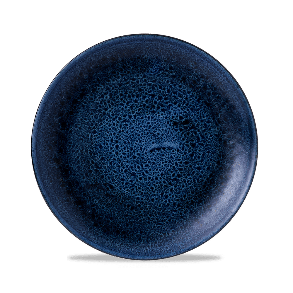 Stonecast Plume Ultramarine coupe plate, 288mm