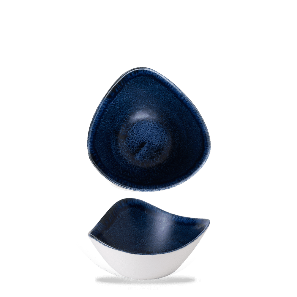Miska trójkątna Stonecast Plume Ultramarine