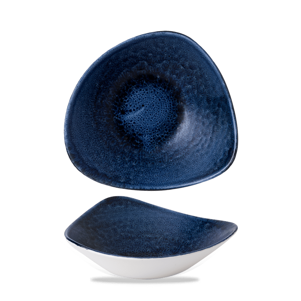 Miska trójkątna Stonecast Plume Ultramarine 235 mm