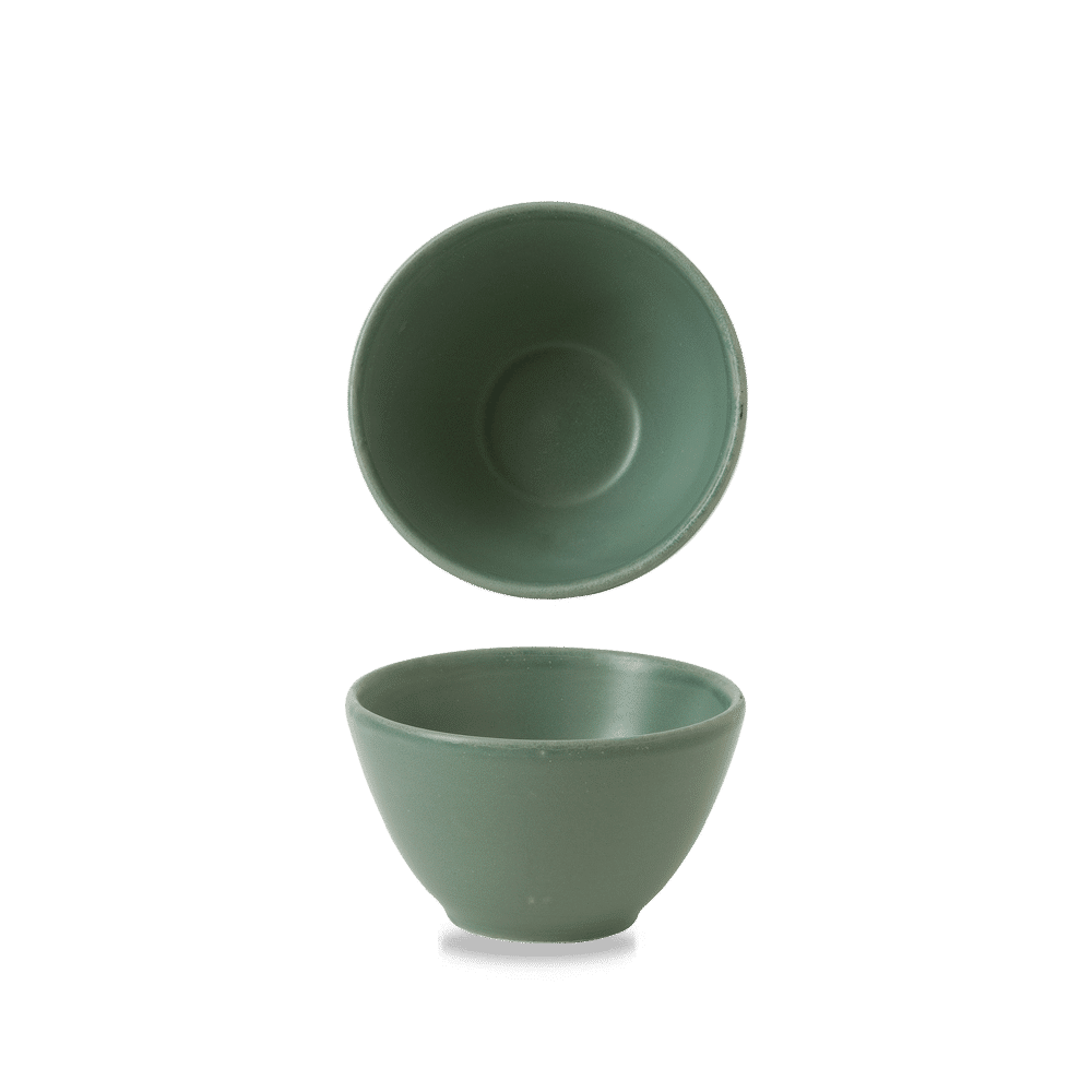 Andorra Green Contour deep bowl, 102x60mm