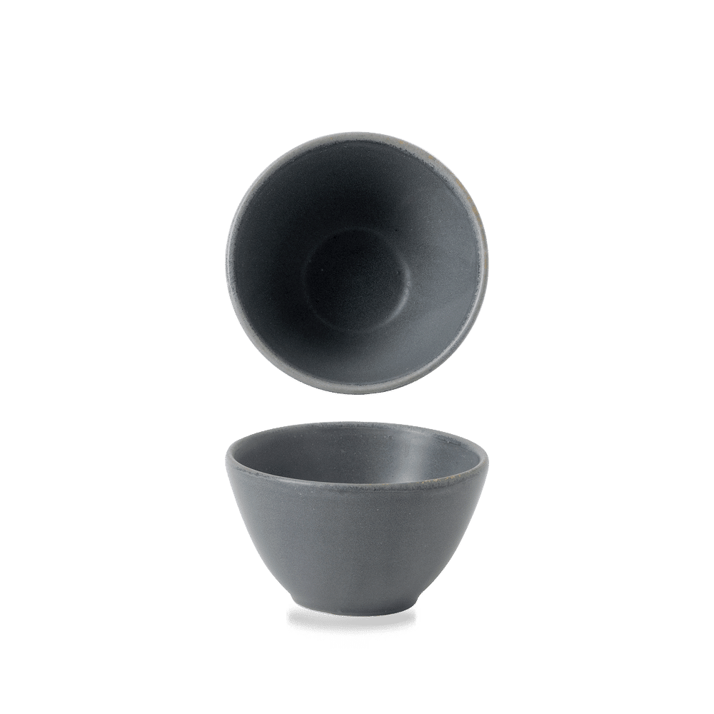 Seattle Grey Contour deep bowl, 102x60mm
