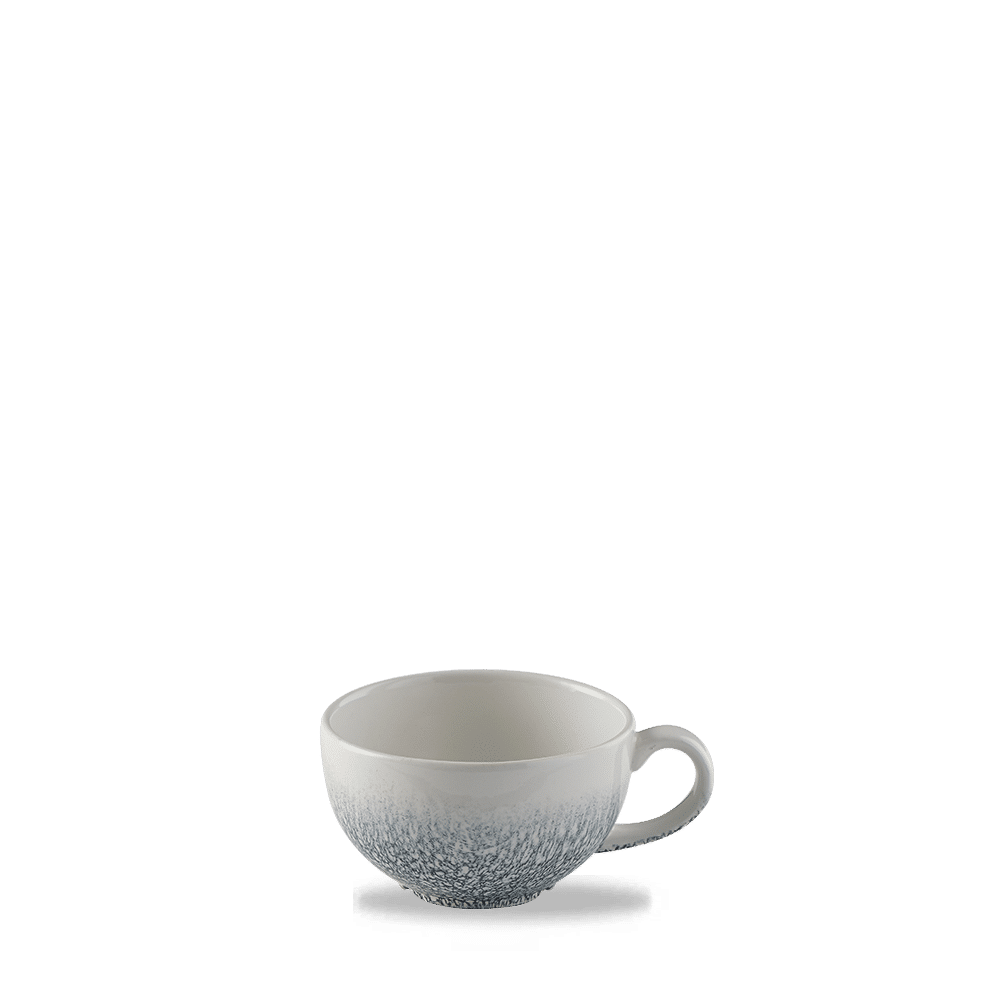 Raku Topaz Blue cappuccino cup, 227ml