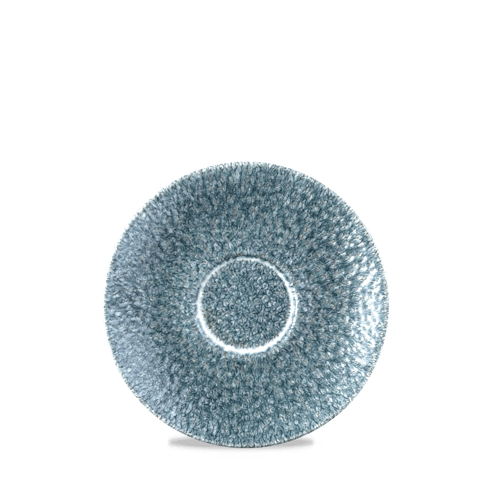 Spodek Raku Topaz Blue 156 mm
