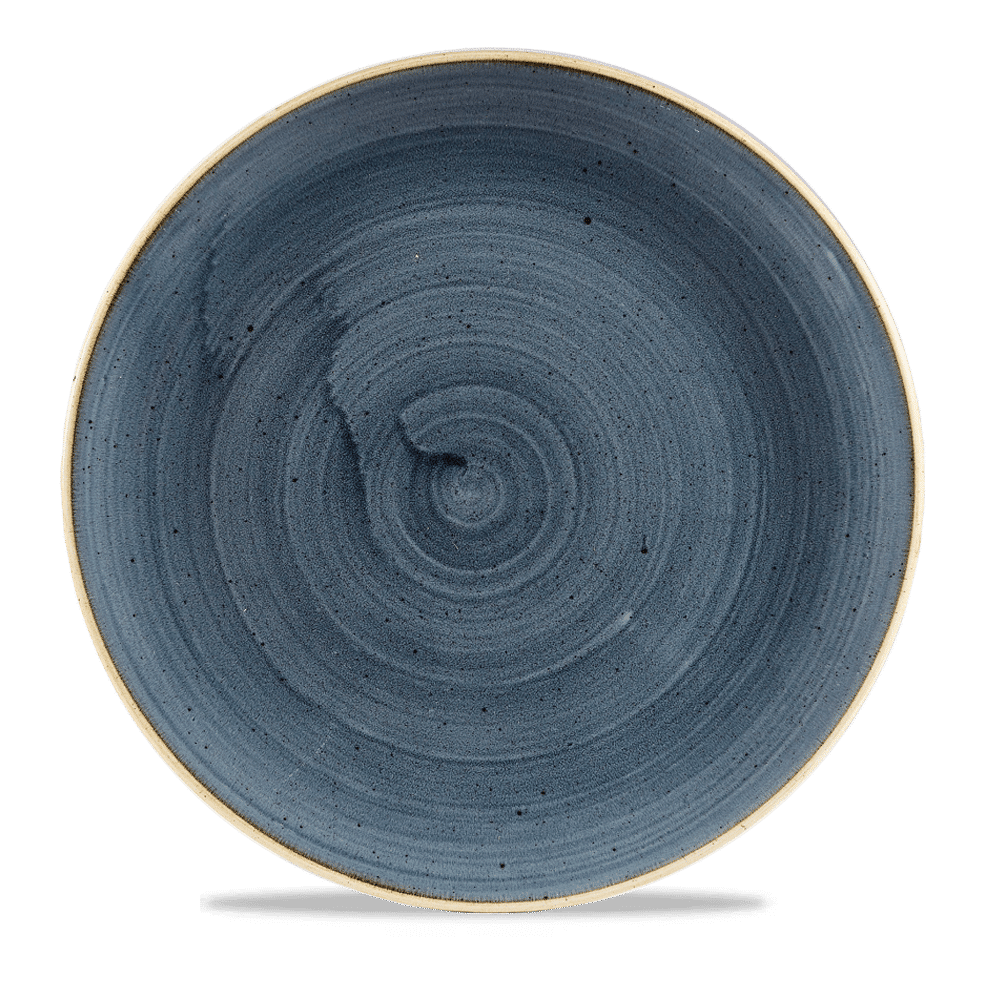 Stonecast Blueberry coupe plate, 288mm