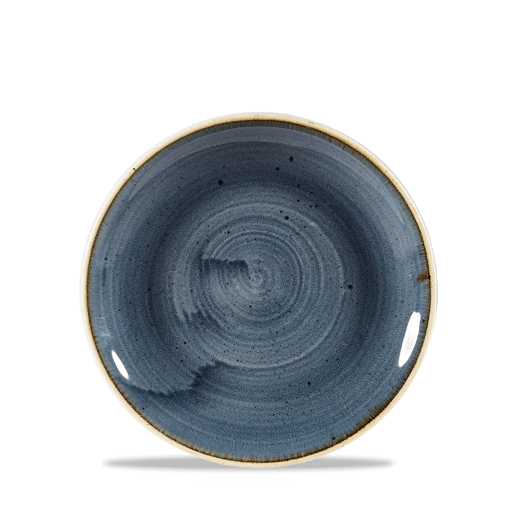 Stonecast Blueberry coupe plate, 165mm