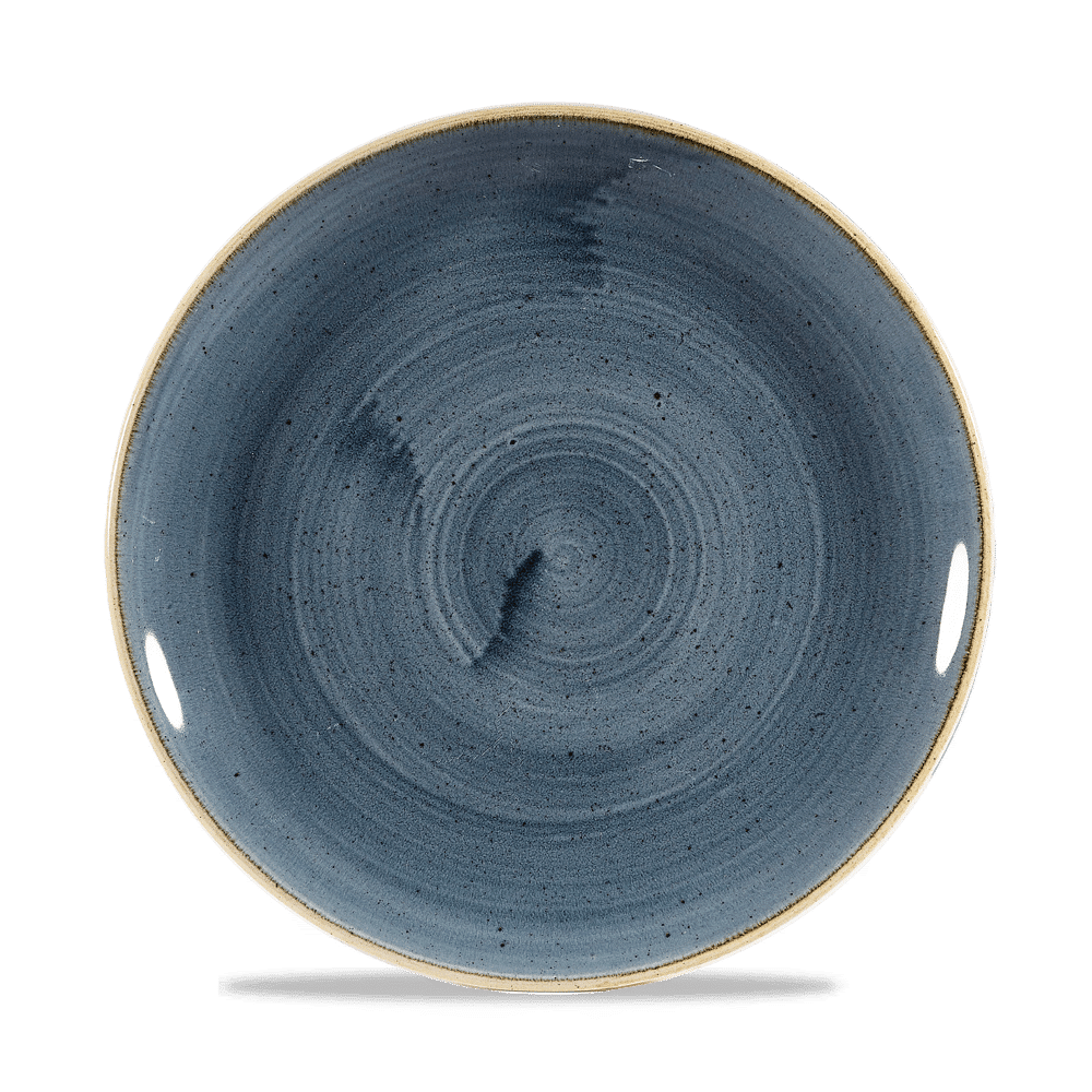 Stonecast Blueberry coupe plate, 217mm