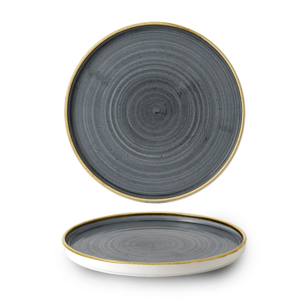 Talerz płytki z rantem Stonecast Blueberry 260 mm x (H)20