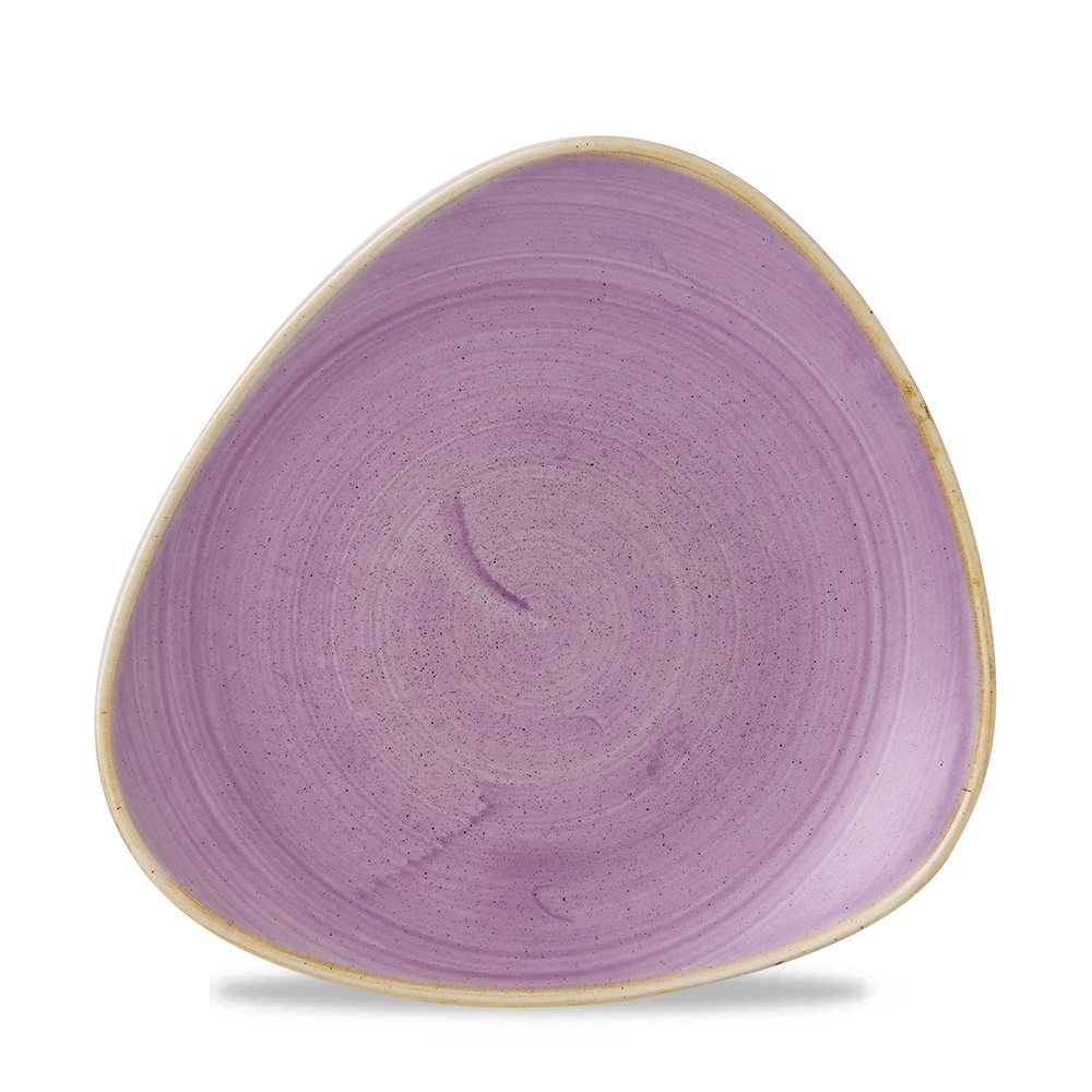 Stonecast Lavender triangular plate, 229mm