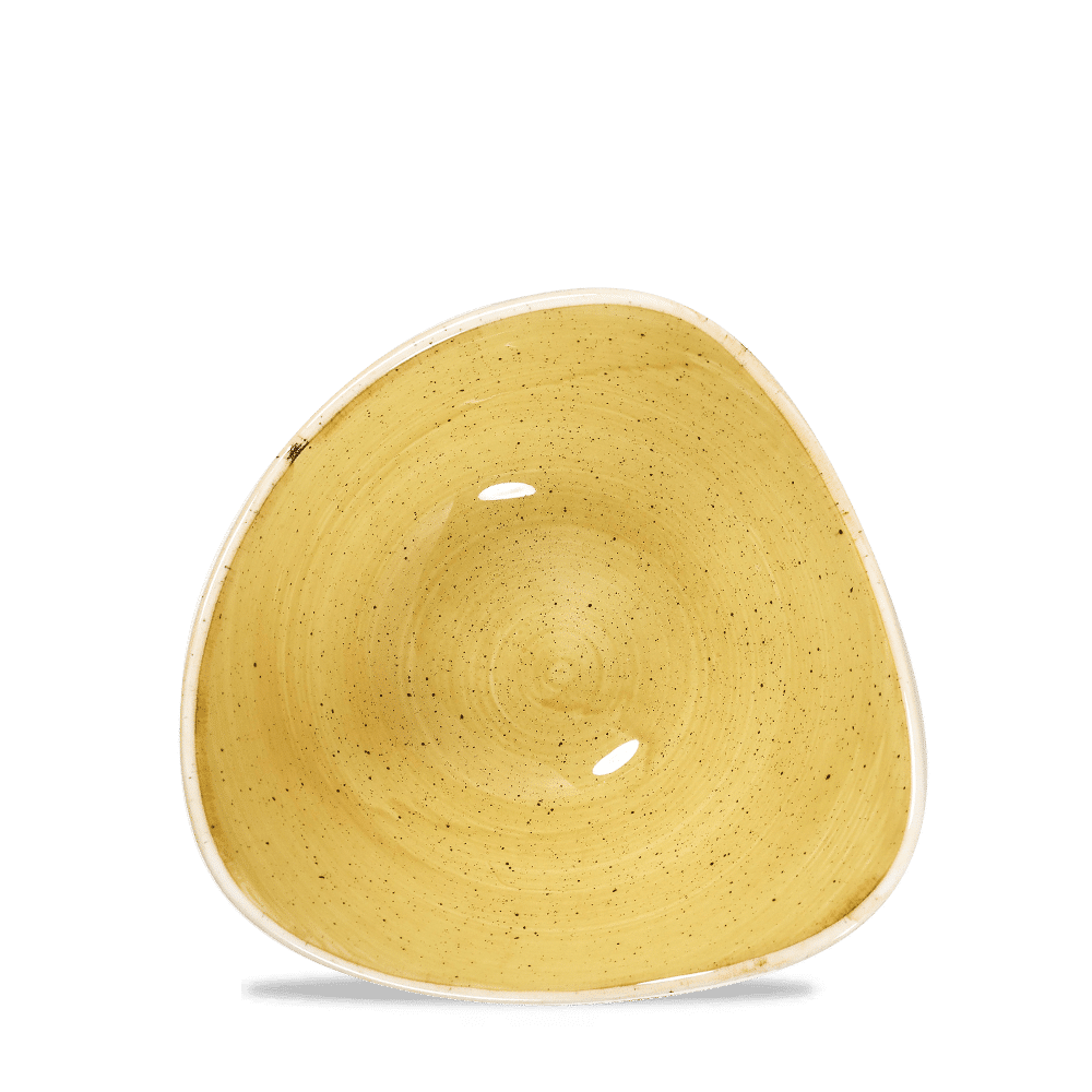 Miska trójkątna Stonecast Mustard Seed Yellow 153 mm