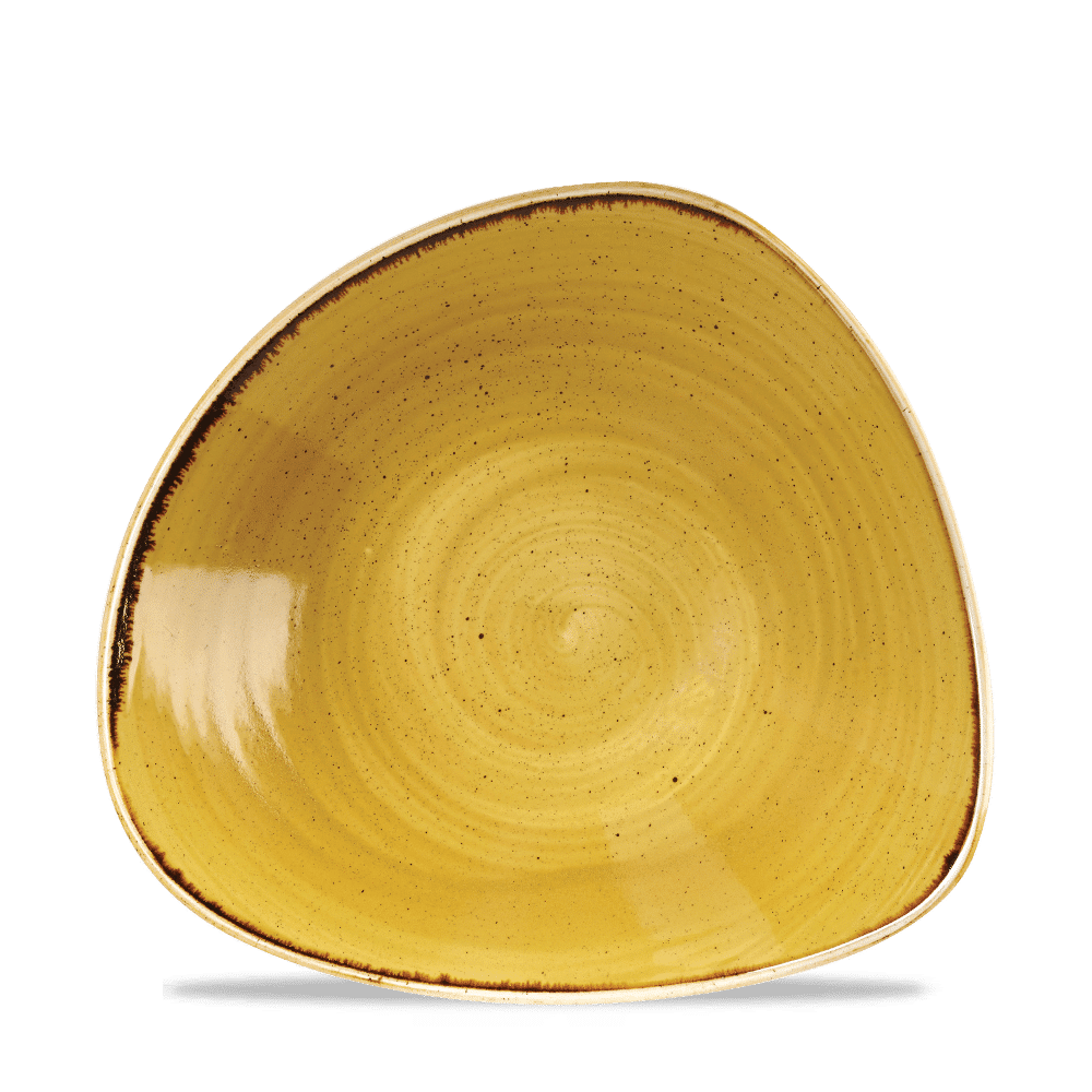 Miska trójkatna Stonecast Mustard Seed Yellow 235 mm