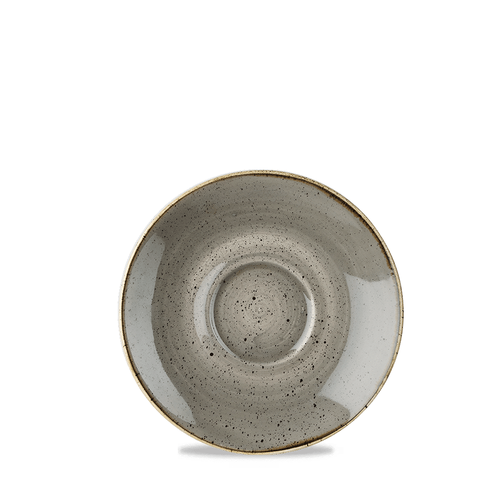 Блюдце Stonecast Peppercorn Grey 156 мм