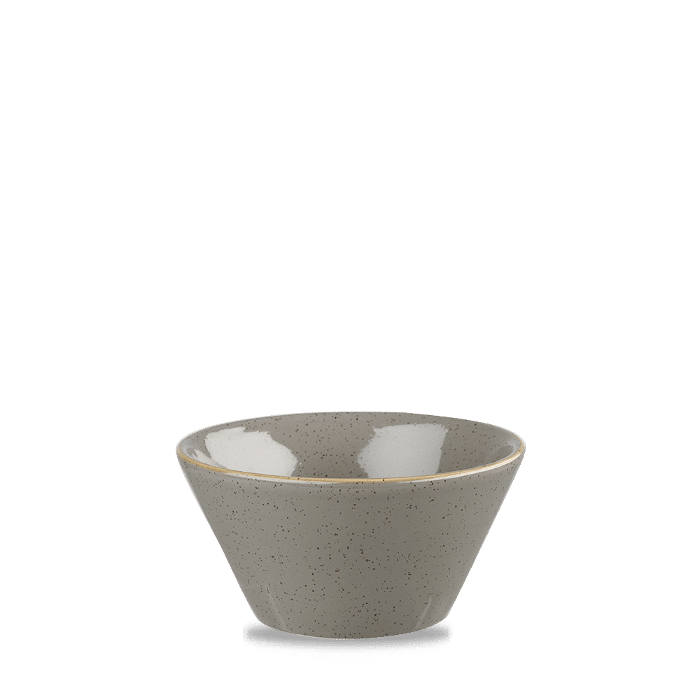Miska konikalna Stonecast Peppercorn Grey 340 ml, 121 mm