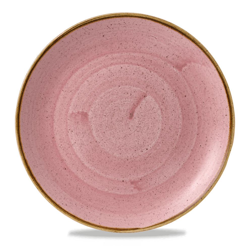 Stonecast Petal Pink coupe plate, 260mm