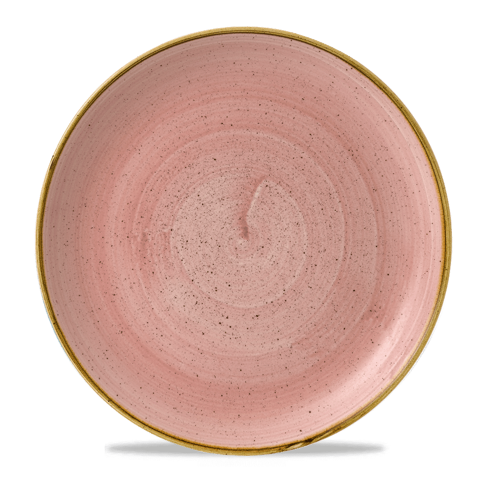 Stonecast Petal Pink coupe plate, 288mm