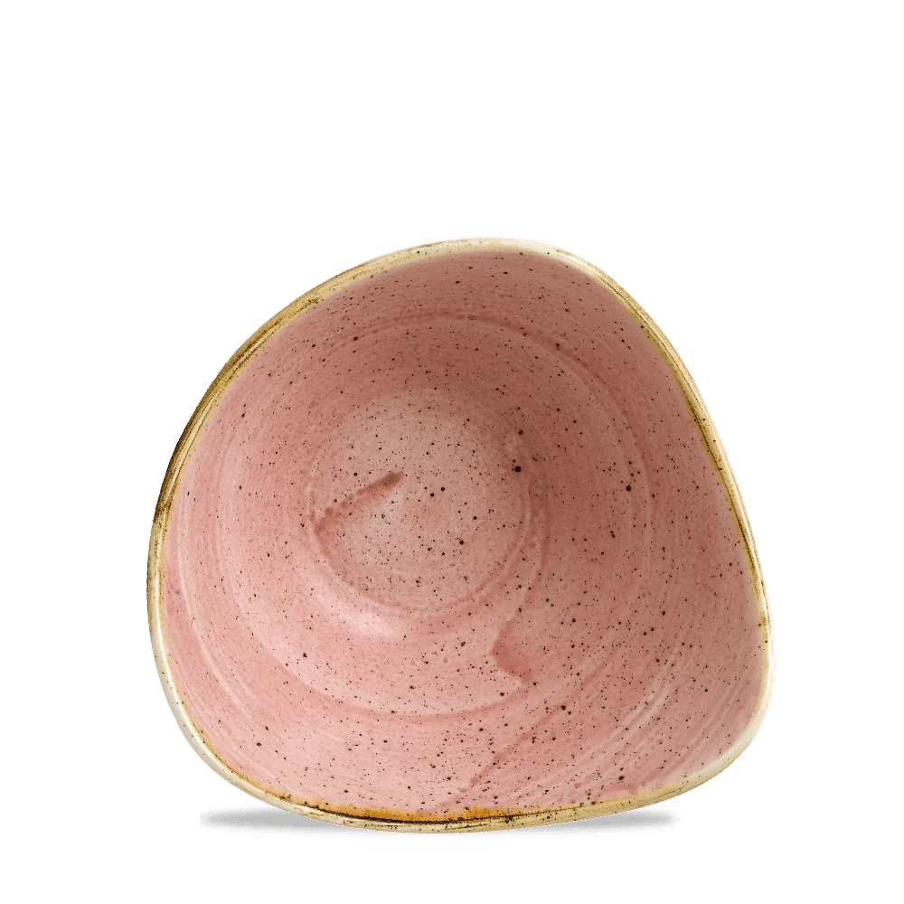 Dreieckige Schüssel Stonecast Petal Pink 153 mm, 260 ml