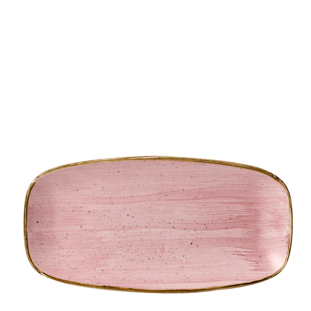 Rechteckiger Teller Stonecast Petal Pink 298 x 153 mm