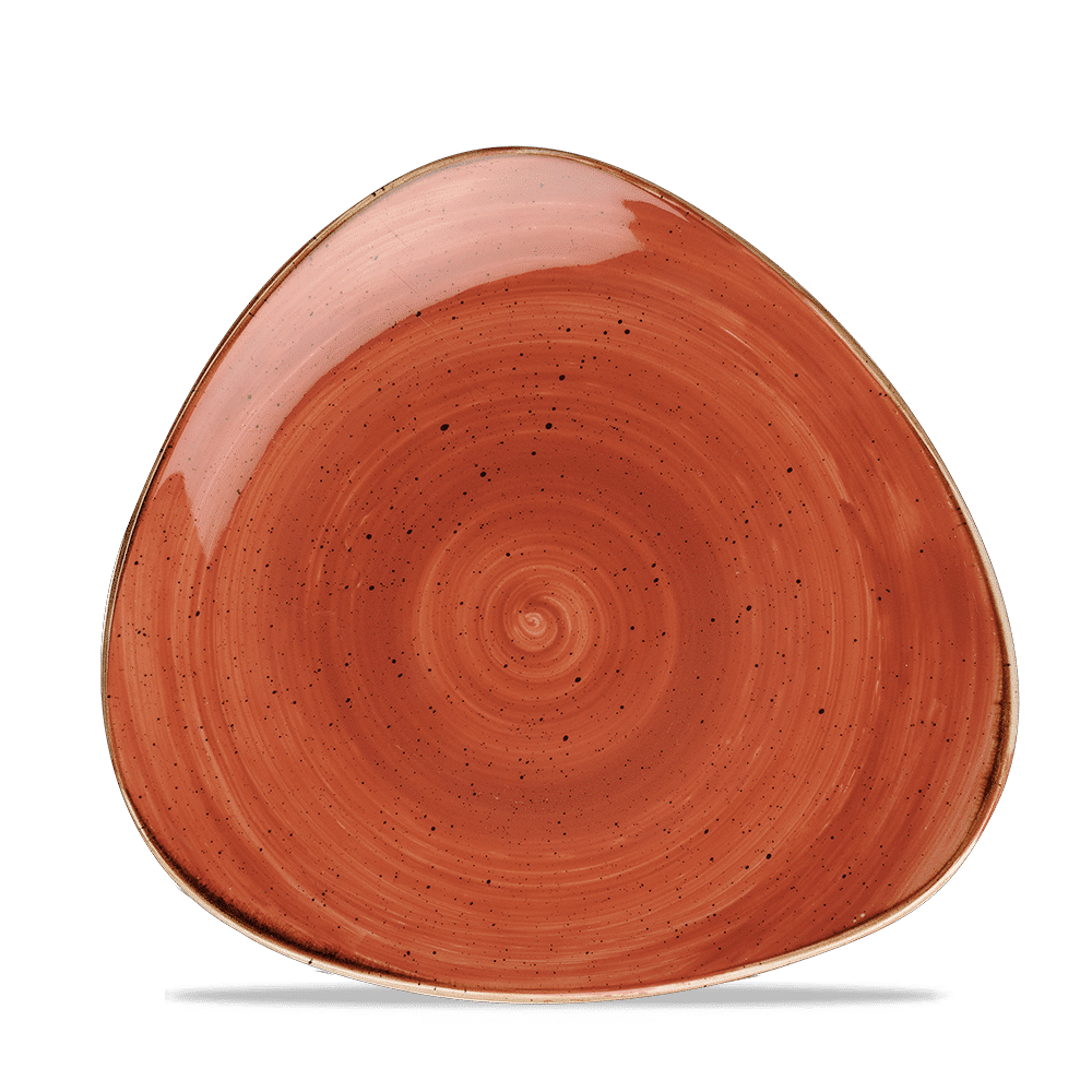 Talerz trójkątny Stonecast Spiced Orange 229 mm