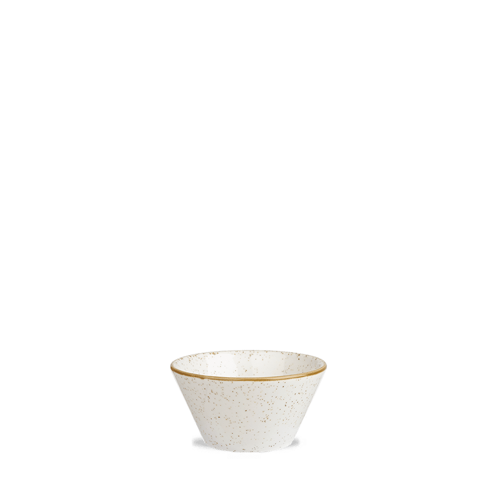 Stonecast Barley White sauce dish, 80x(h)40mm