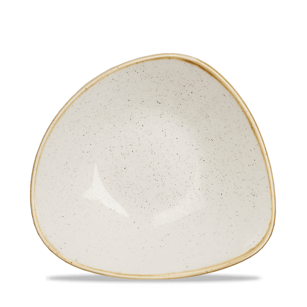Miska trójkątna Stonecast Barley White 235 mm, 600 ml