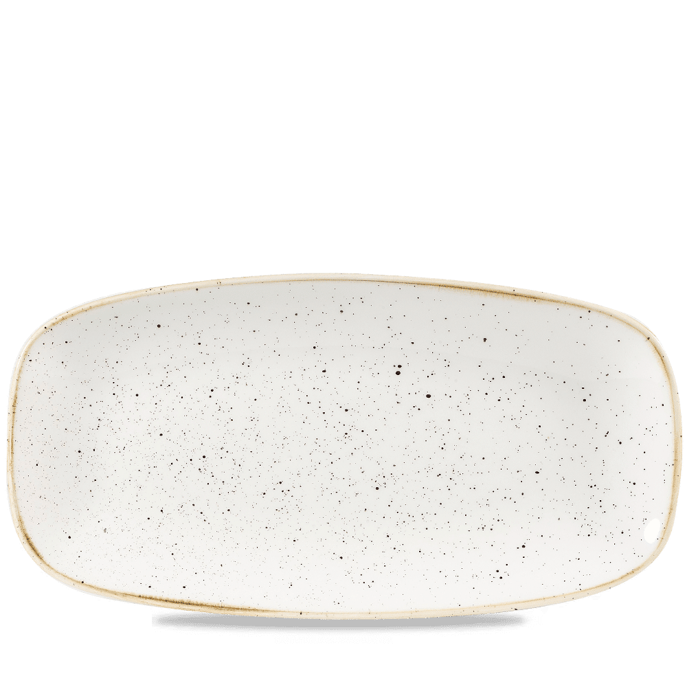 Obdélníkový talíř Barley White 298x153 mm