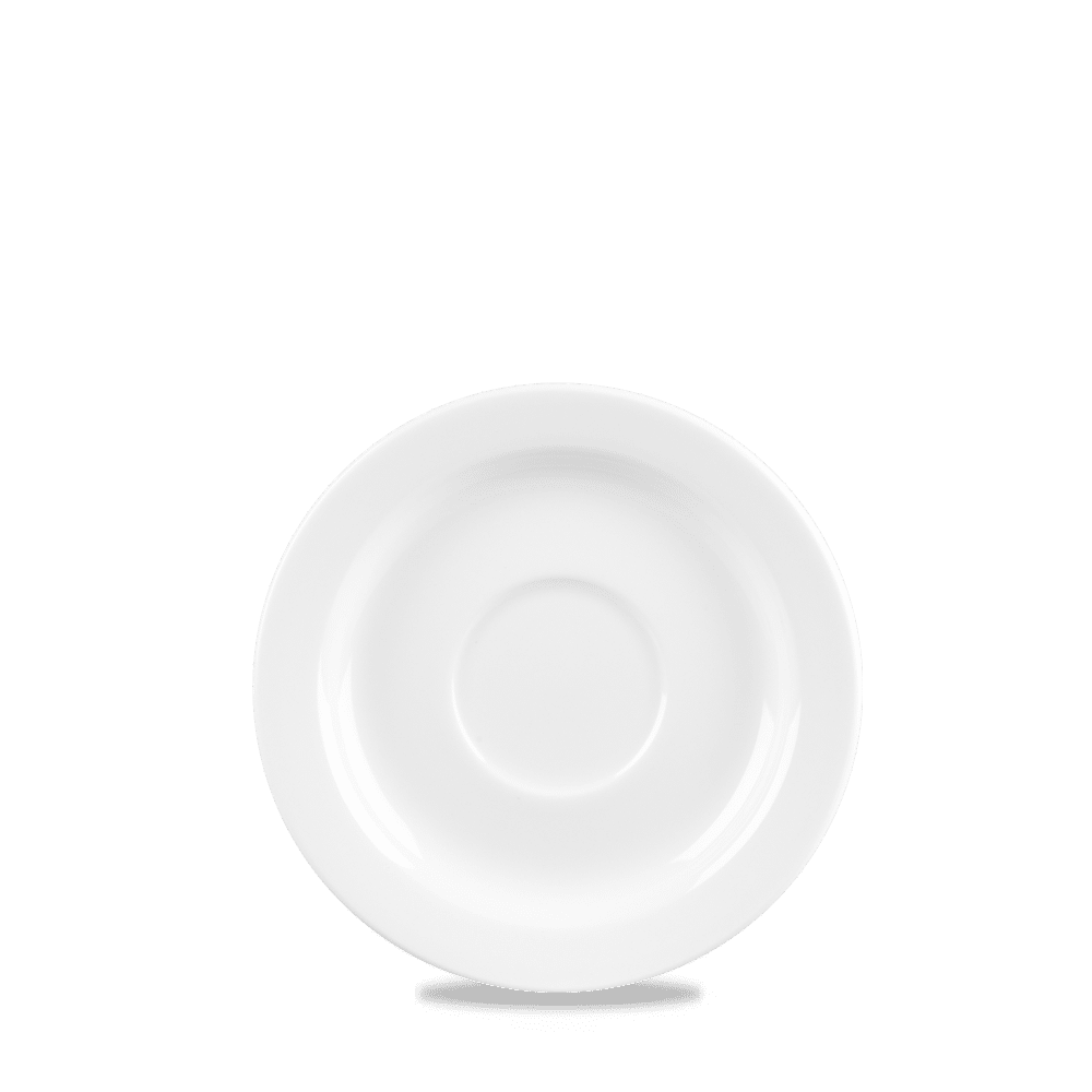 White Profile saucer, 150mm