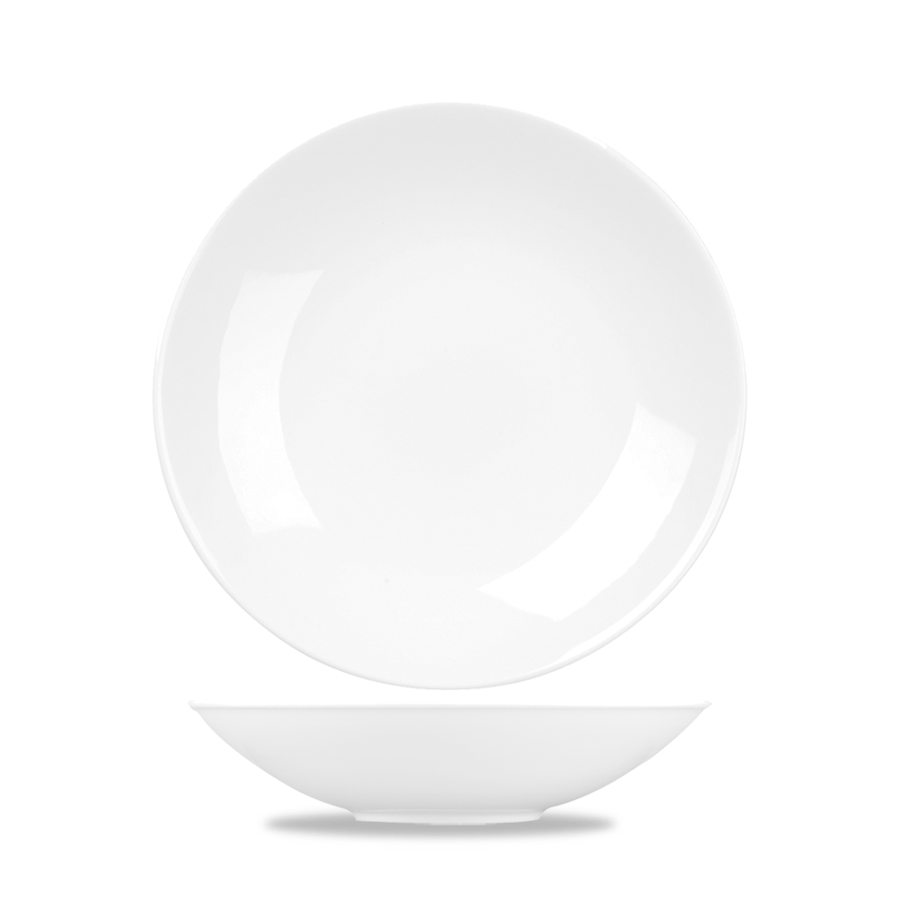 Alchemy Balance White coupe bowl, 203mm