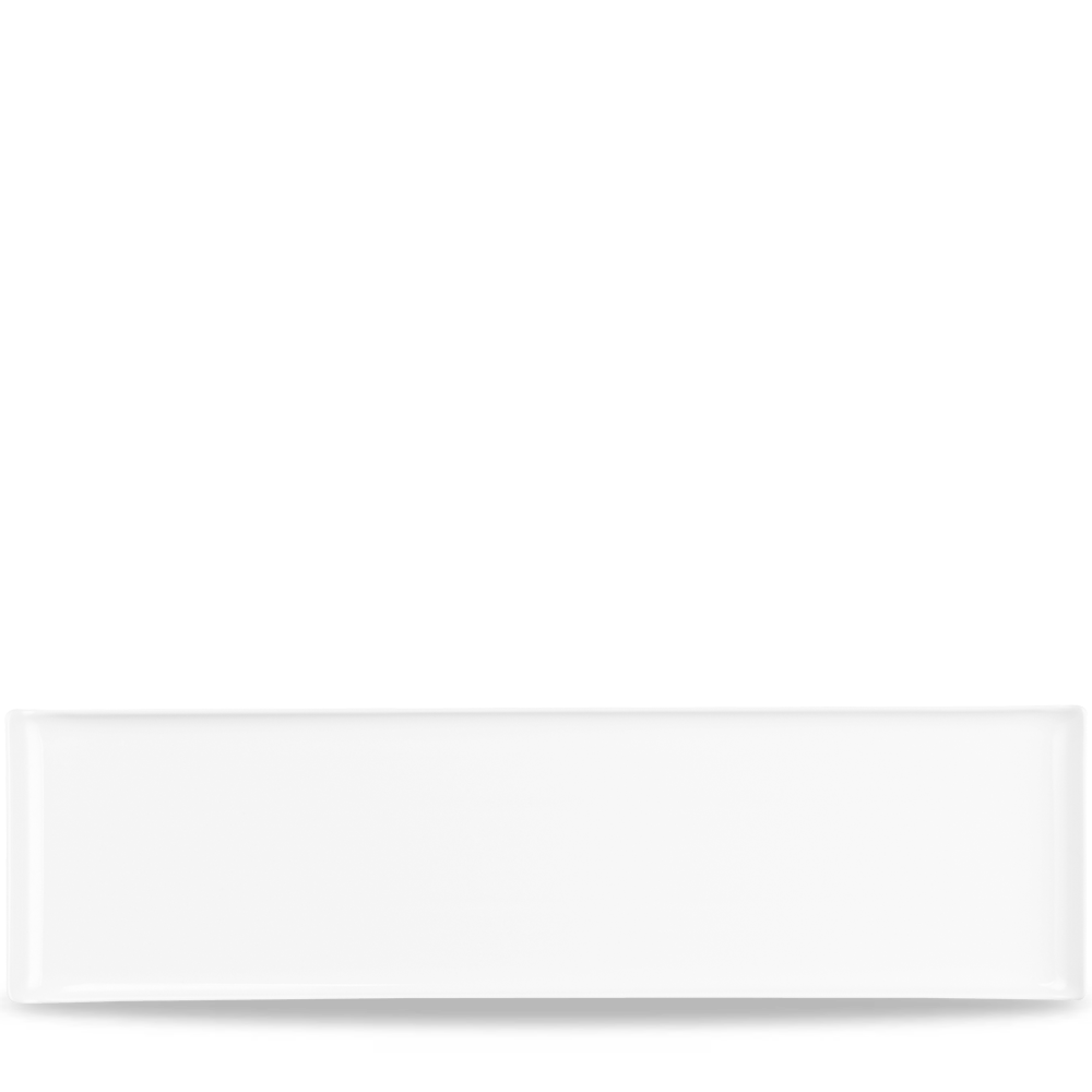 Alchemy Balance White Rectangle Buffet dish, 560x163mm